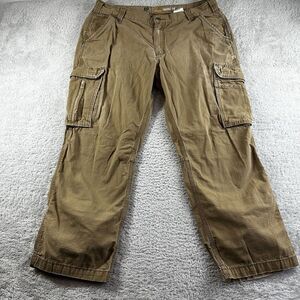 Carhartt Pants Mens 40x30 (38x27)‎ Ripstop Cargo Tan Relaxed Fit Distressed